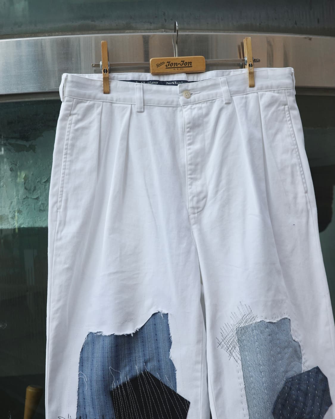 빈티지 리페어 패치워크 사시코 폴로 팬츠 상품이미지2