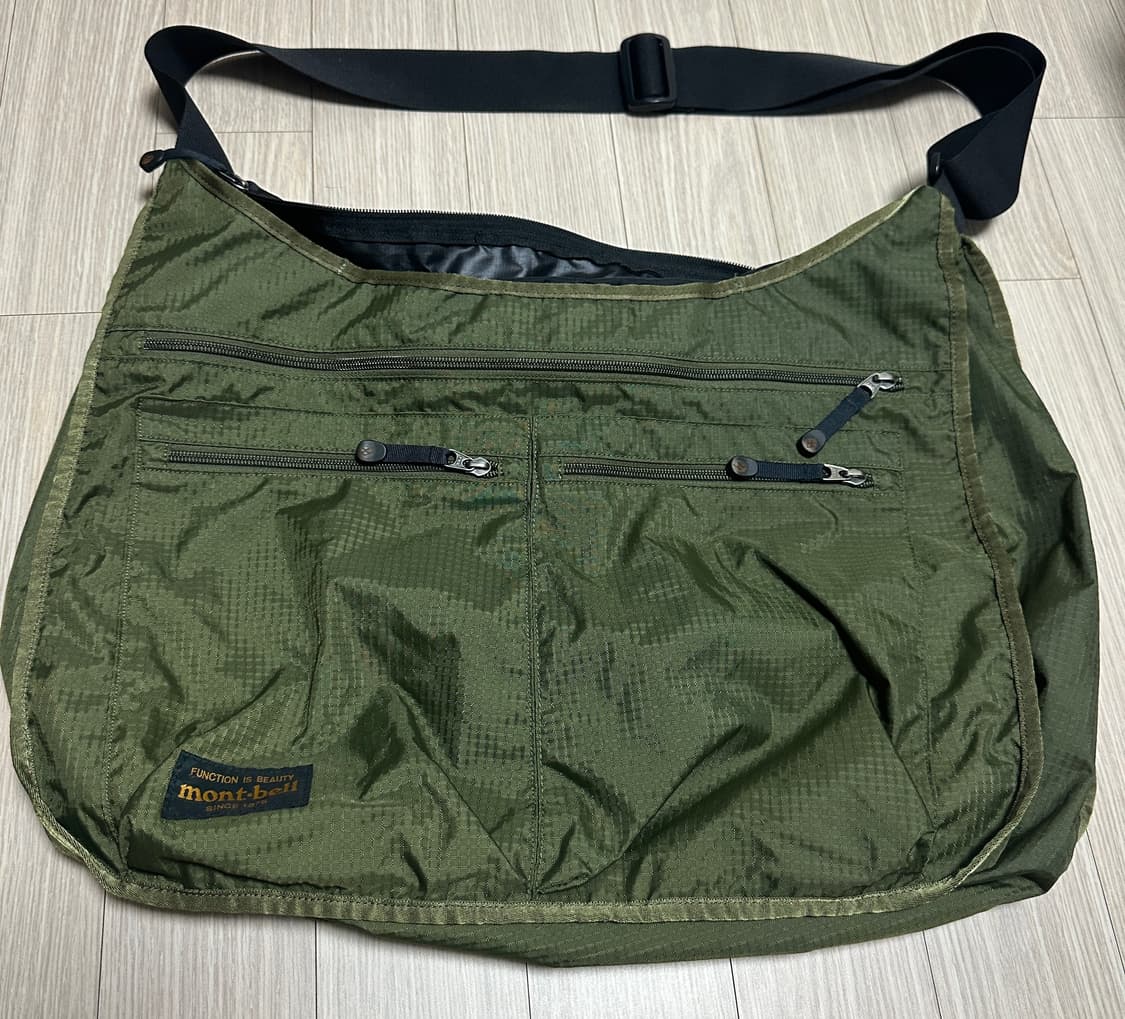 몽벨 카키 숄더백 보부상 크로스백 상품이미지1