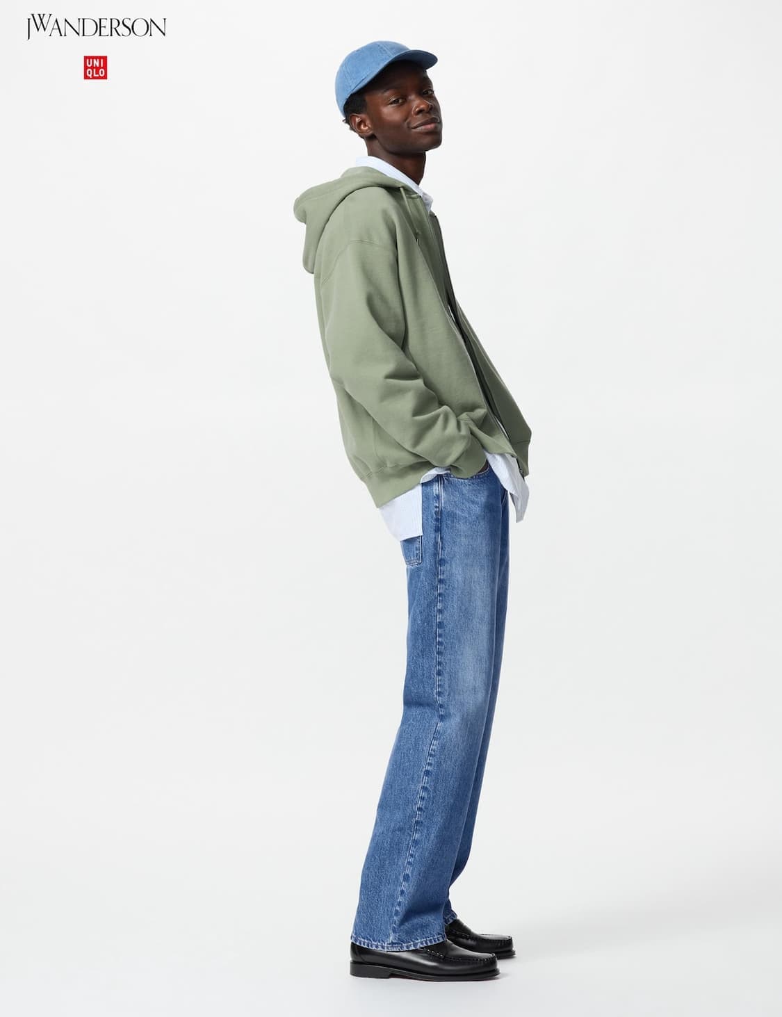 유니클로 JW 앤더슨 스트레이트 데님 팬츠 청바지 65블루 상품이미지1