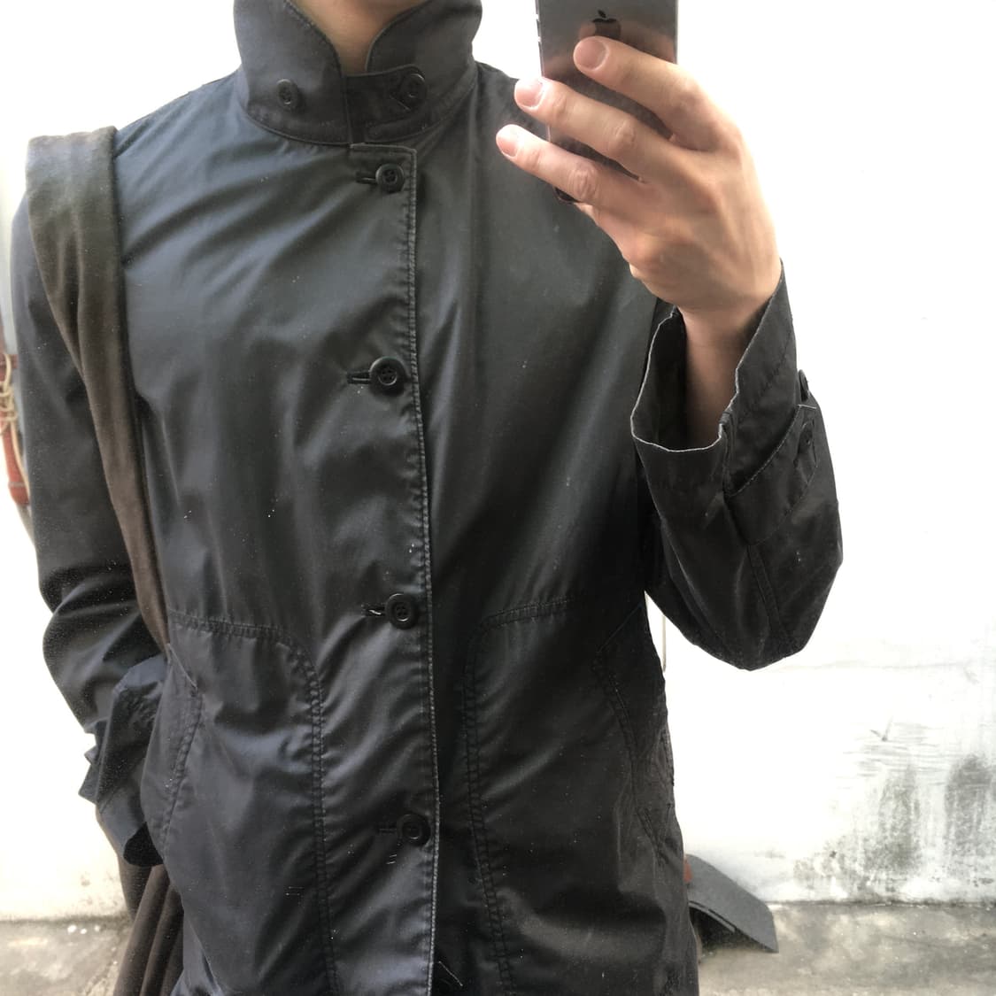 꼼데가르송 옴므 스탠드 칼라 카코트 상품이미지1