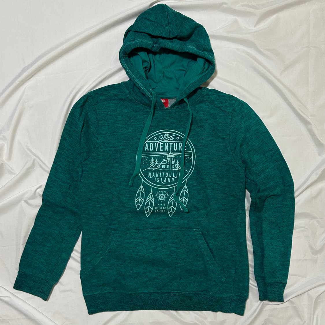 빈티지 프린팅 기모 후드티 상품이미지5