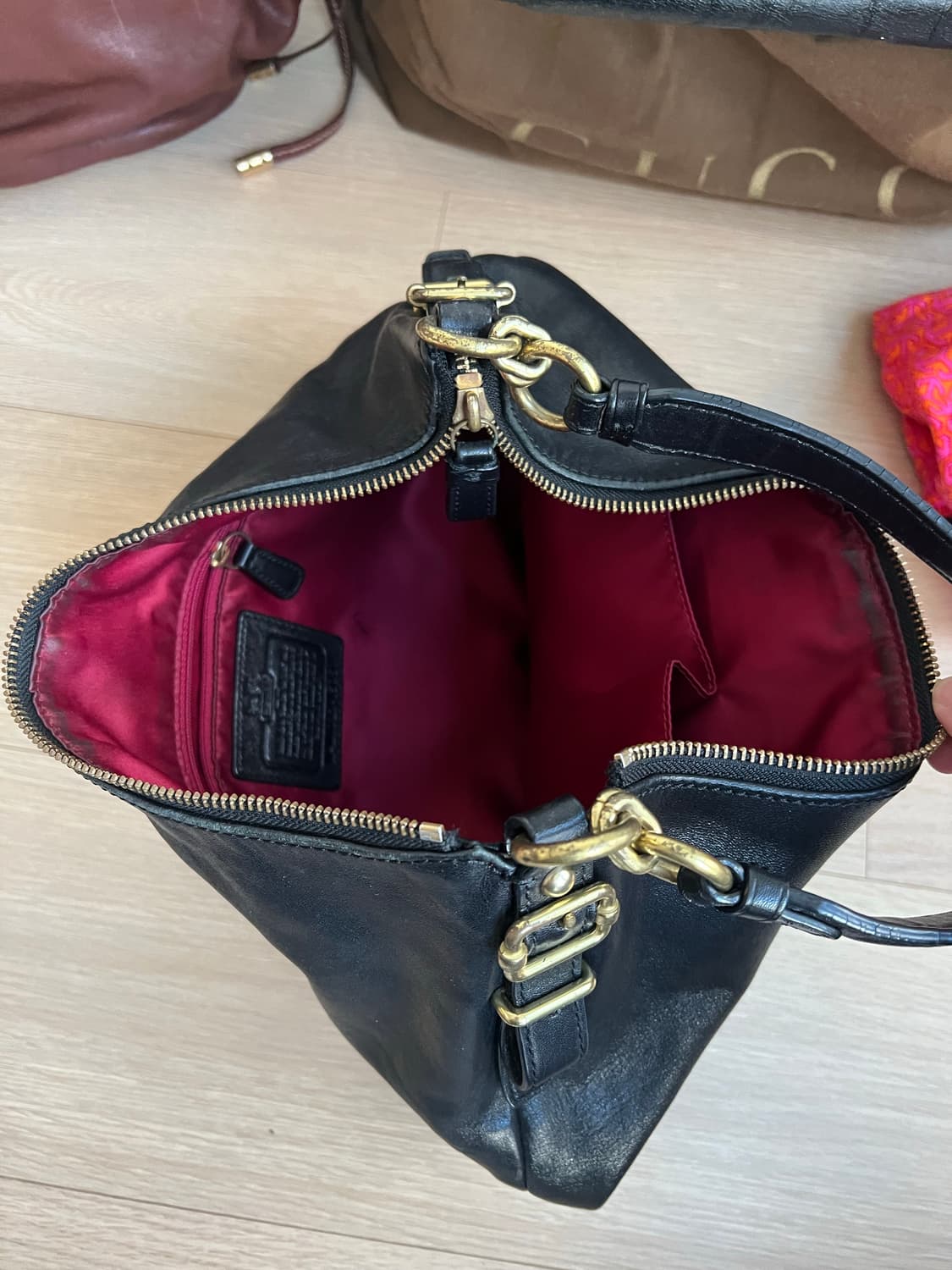 Coach 코치 가죽 가방 상품이미지3