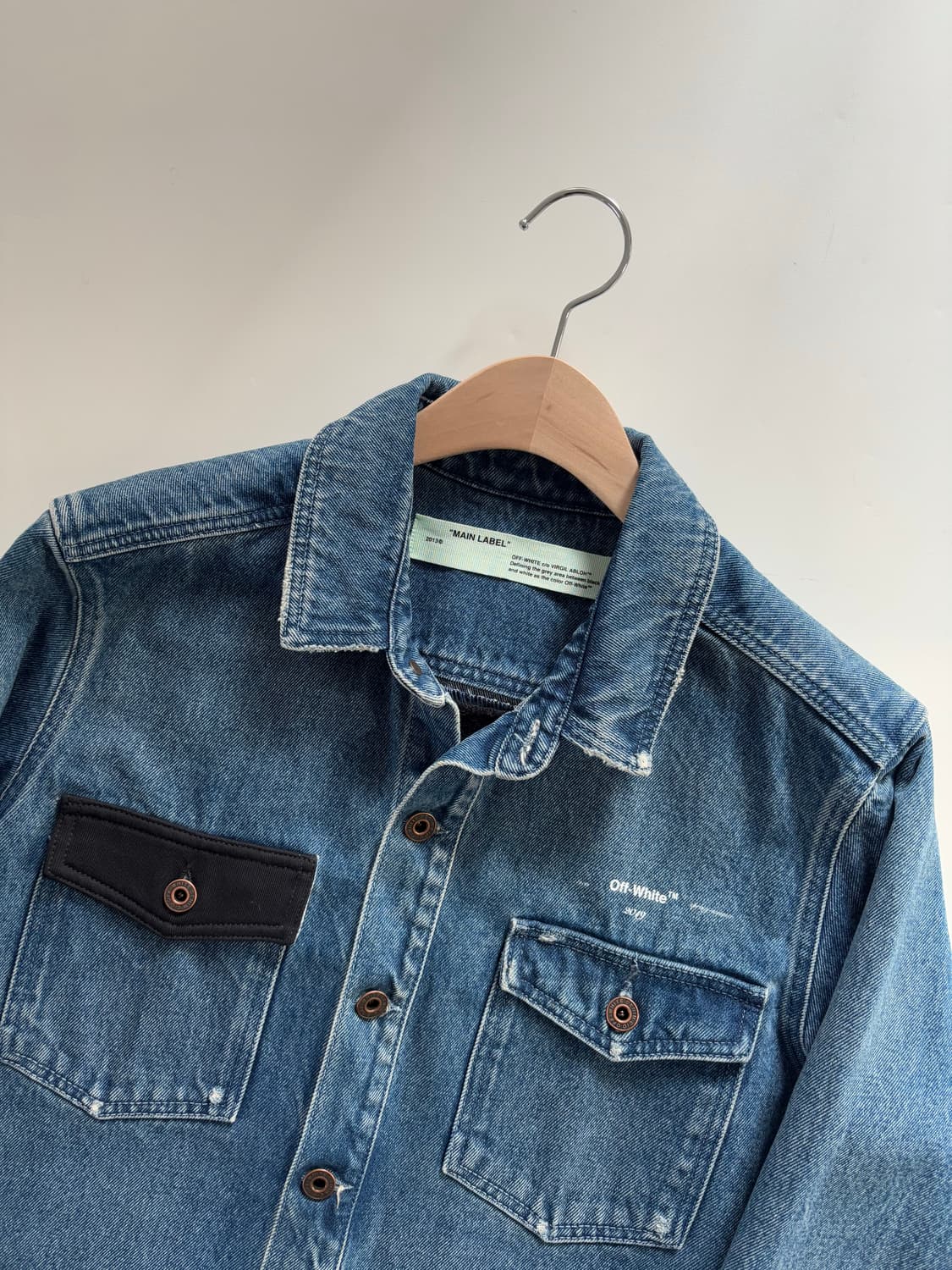 Off White 오프화이트 프린팅 데님 셔츠  상품이미지3