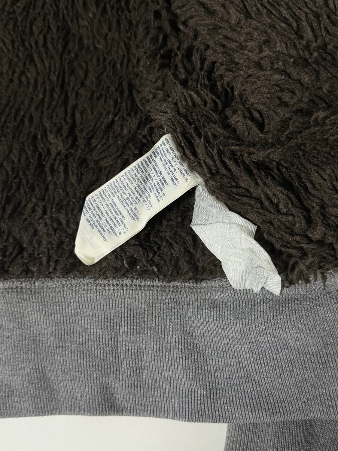 아베크롬비 루즈핏 00‘s 울프죠 그레이 후드집업 상품이미지4