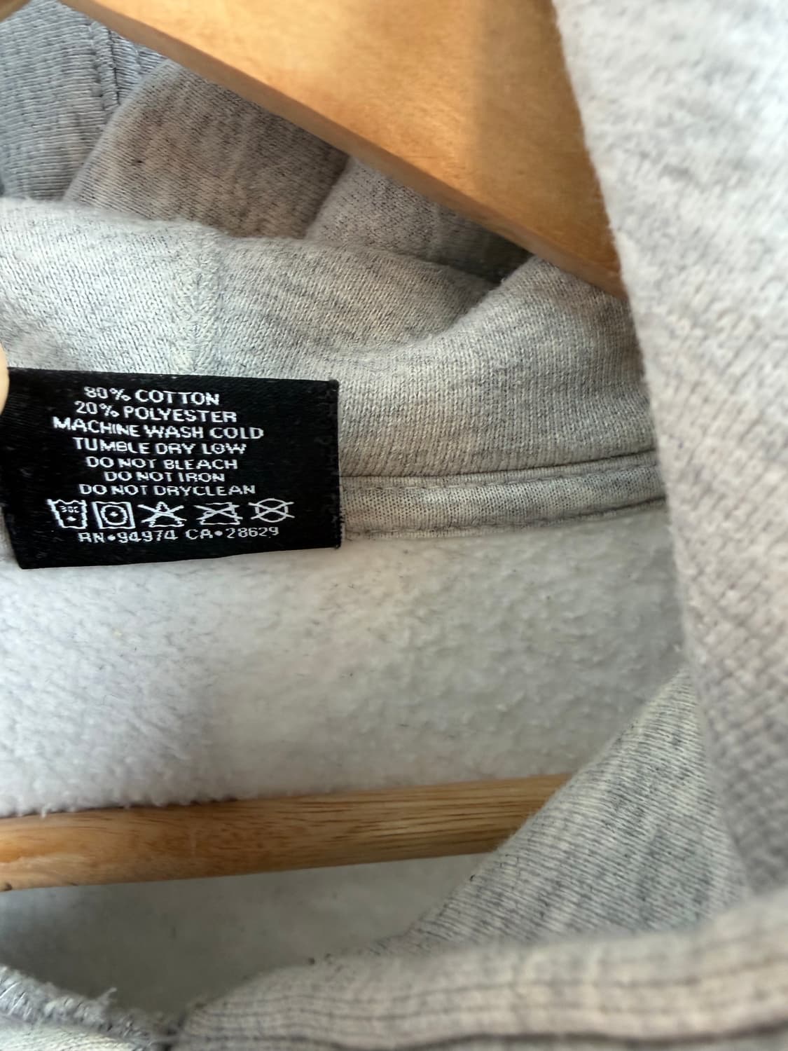 S/ 스투시 베이직 빅로고 기모 후드티 상품이미지7