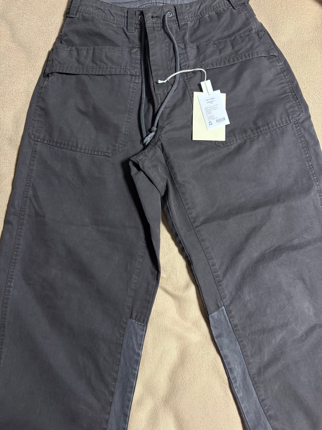 4) 폴리테루 파라팬츠 차콜 상품이미지1