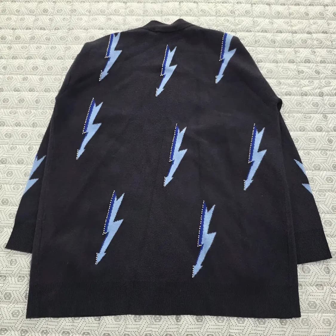 SANDRO 산드로 라이트닝 패턴 니트 가디건 Free 상품이미지4