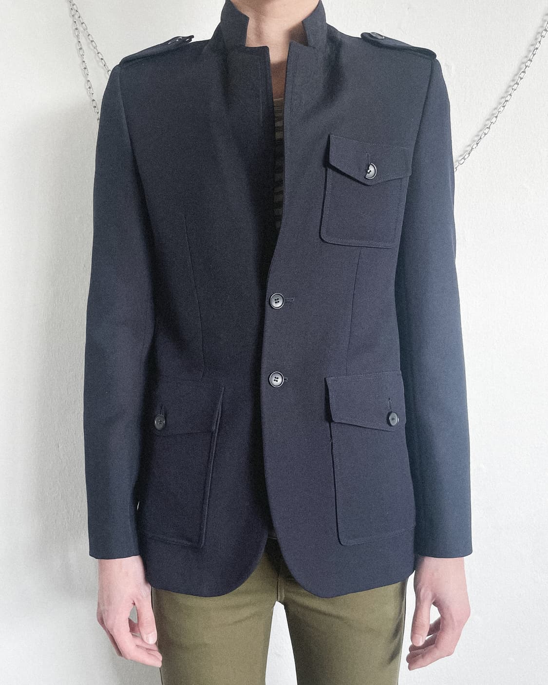 발렌시아가 08 니콜라 게스키에르 밀리터리 견장 자켓 상품이미지2