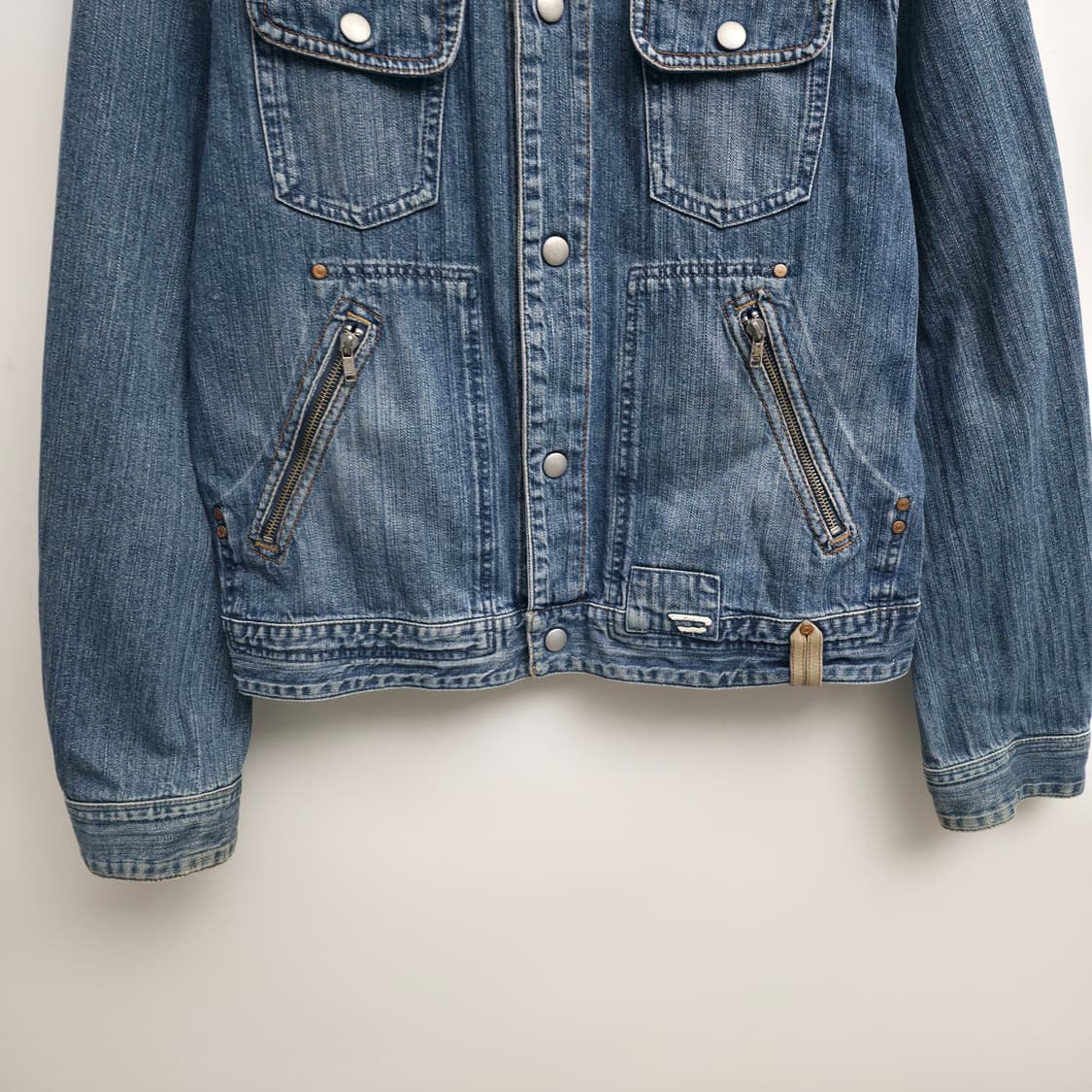 [L] 디젤 리버시블 히코리 데님 자켓 상품이미지4