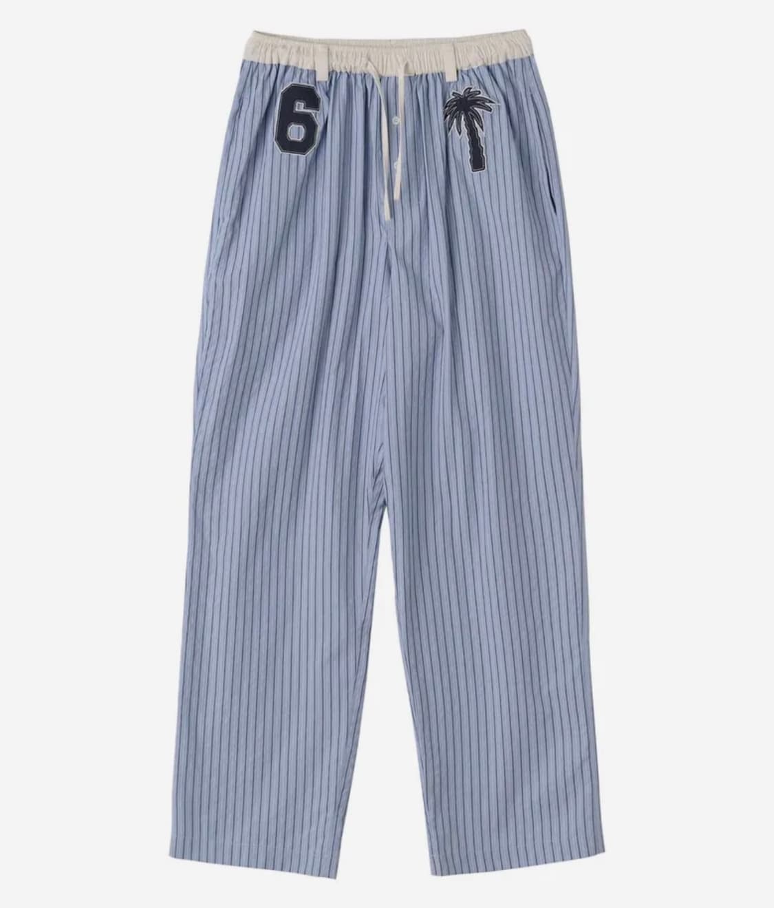 Woke Up Like This PJ Pants Blue Stripe 상품이미지1