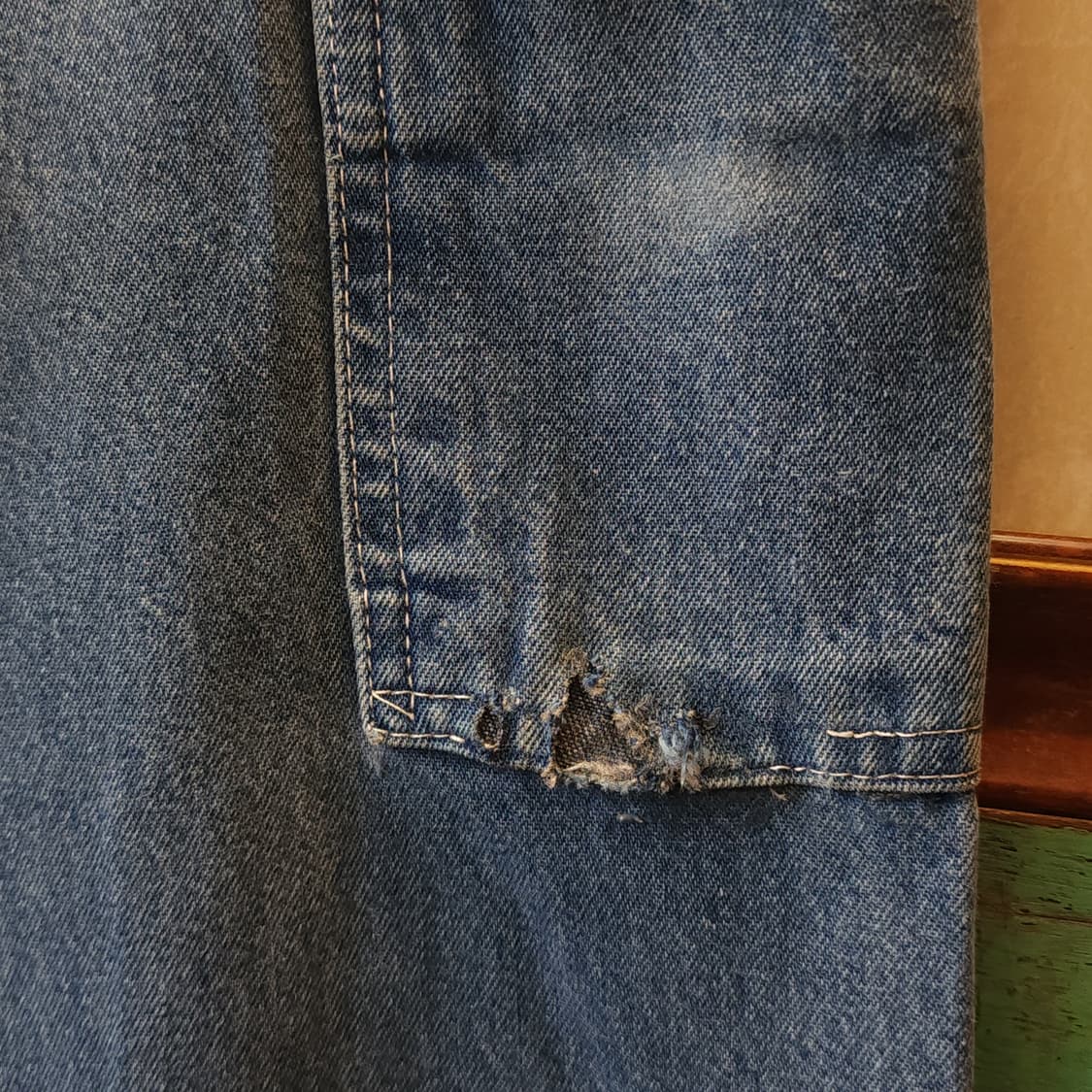 칼하트 카펜터 데님팬츠 워크팬츠 페인팅 칼하트 덩가리 32x32 상품이미지10