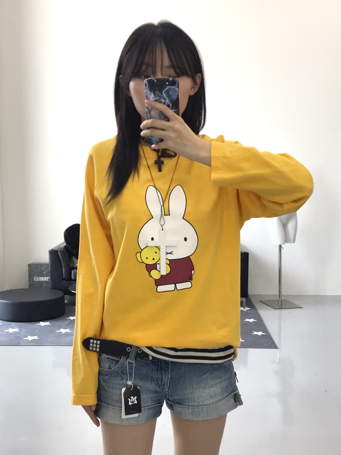 Bruno Miffy Graphic Long Sleeve T-Shirts 상품이미지2