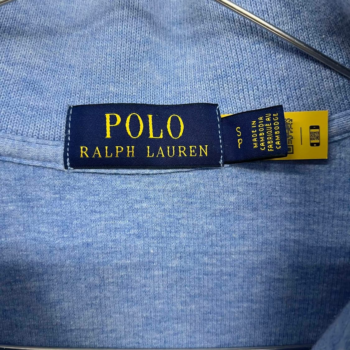 폴로 랄프로렌 신형 큐알 하프집업 코튼 니트 반집업(S) 상품이미지7