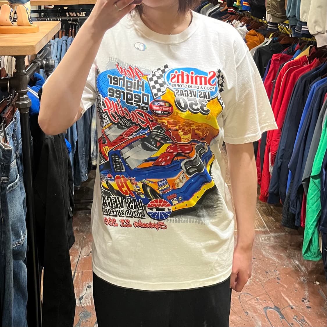 [HI] 빈티지 반팔 티셔츠 화이트 상품이미지2