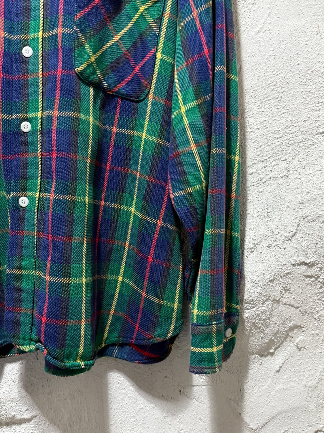 BIG YANK 빅얀크 70년대 더블 포켓 플란넬 타탄체크 셔츠 상품이미지7