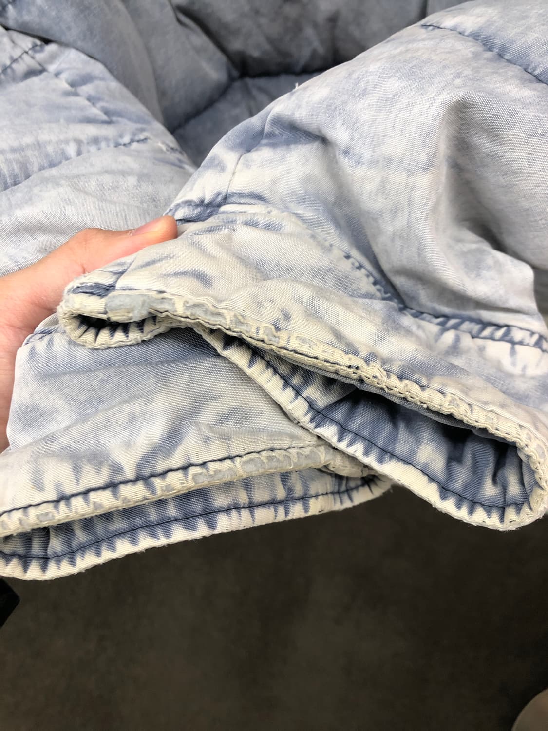 디젤 아이스 워싱 데님 패딩 상품이미지7