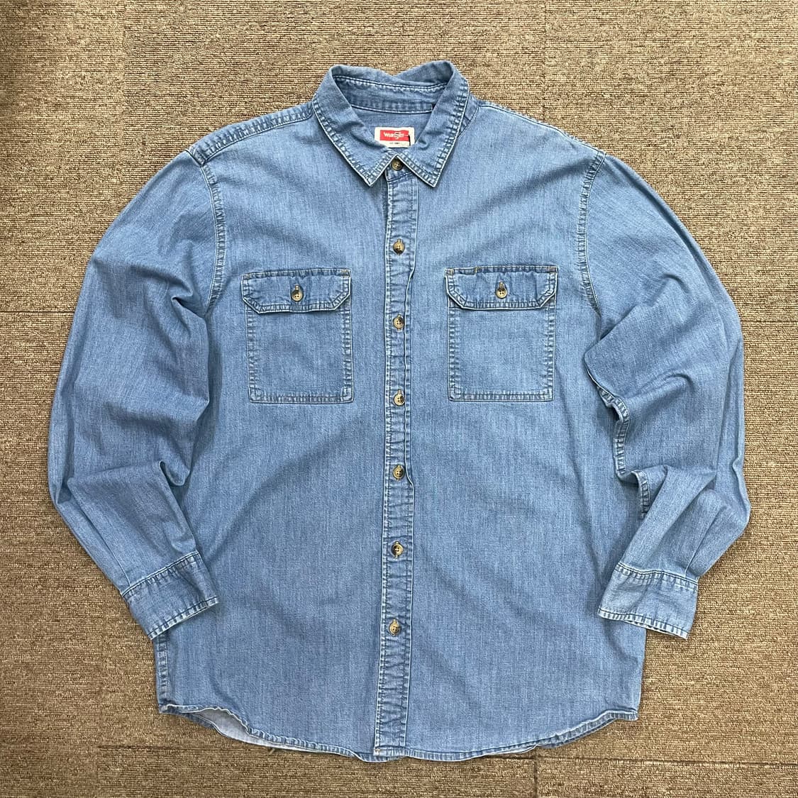 (L) Wrangler 랭글러 데님 셔츠 상품이미지1