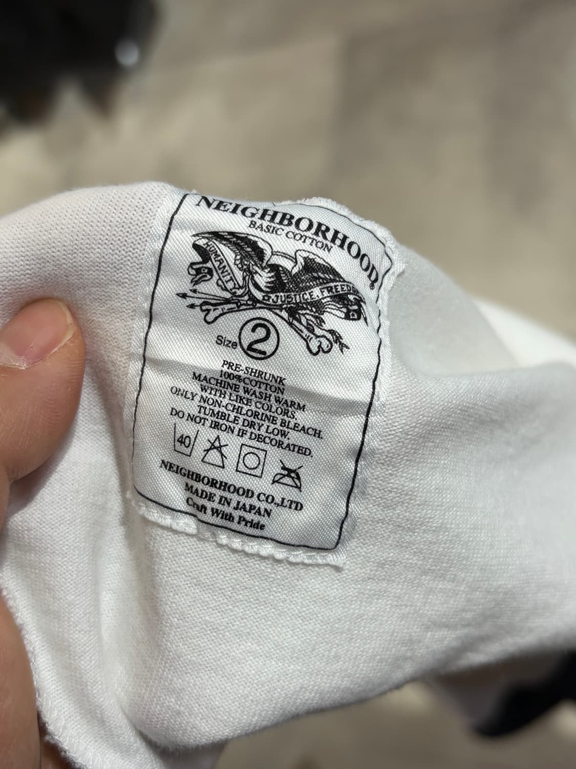 네이버후드 베이스볼 도트 땡땡이 티셔츠 슬리브 상품이미지5