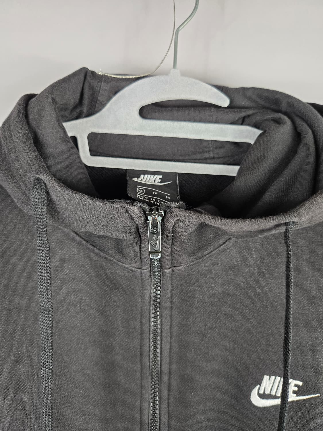 [무료배송]나이키 XL 남성 스웨트 후드 집업 자켓 블랙 상품이미지2