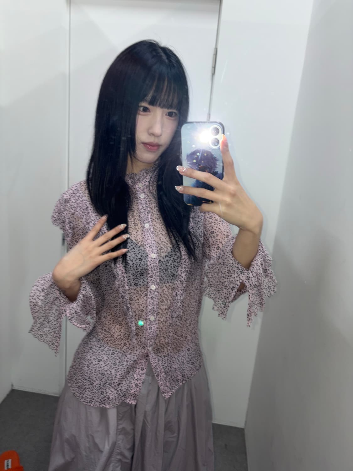 쟈딕앤볼테르 시스루 블라우스 상품이미지3