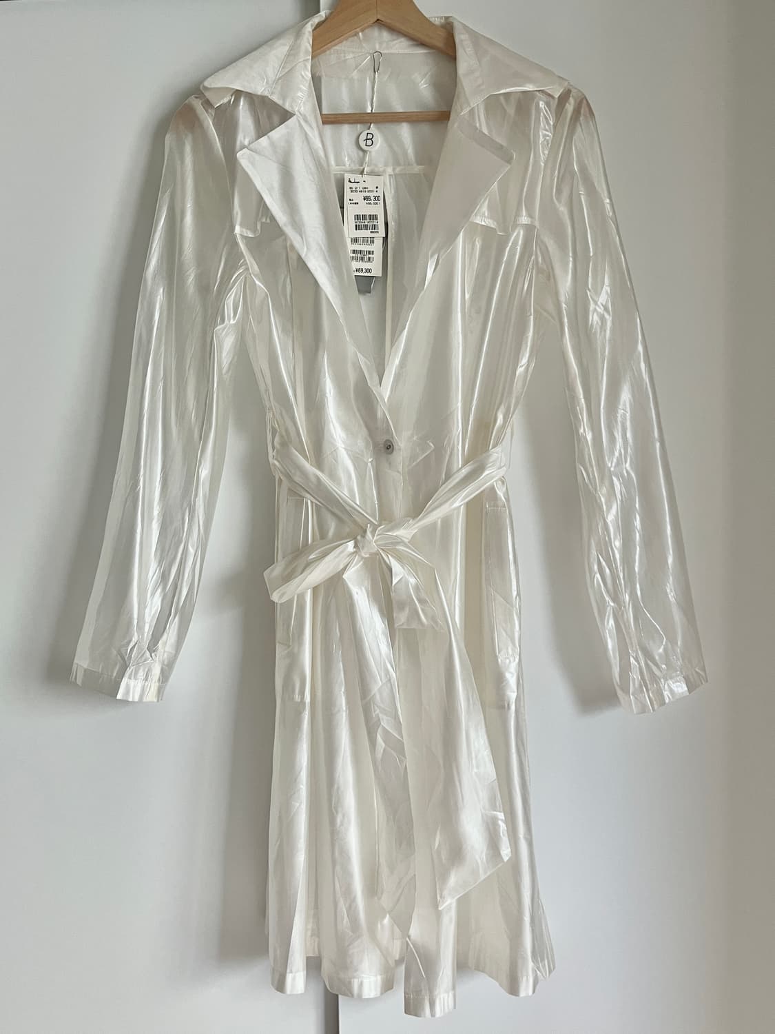 BASILE28 Silk Coat 미사용품 Made in Japan 상품이미지6