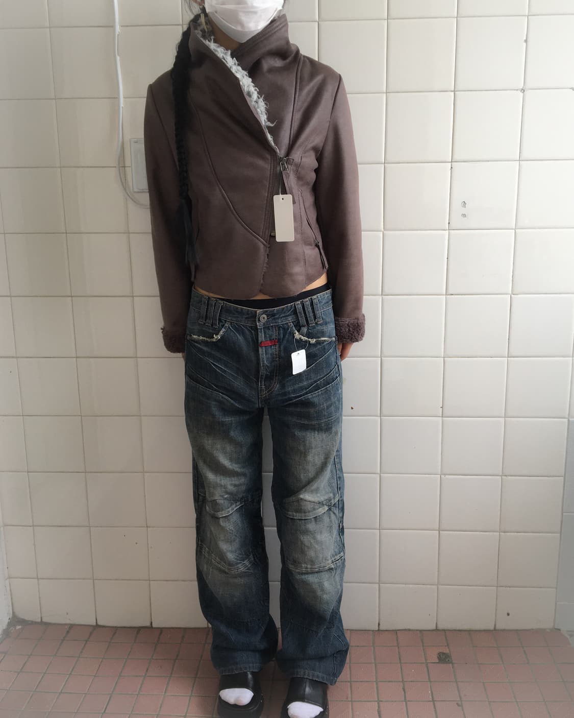 Fake fur layered mustang 상품이미지6