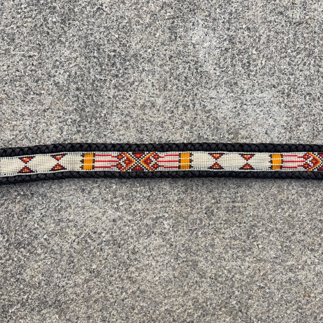 핸드 비즈 웨스턴 레더 벨트 상품이미지5