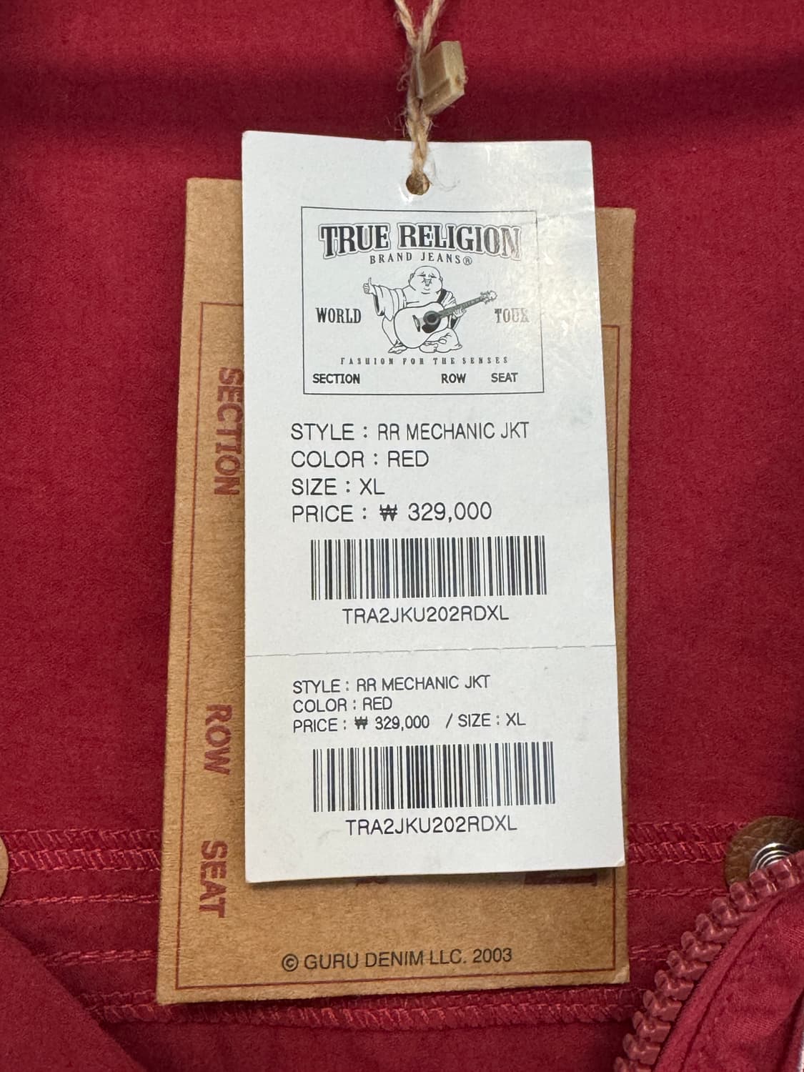 트루릴리젼 RR 메카닉 자켓 레드 XL 상품이미지4