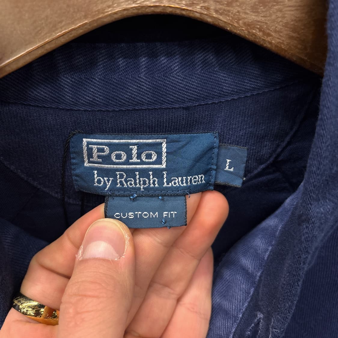 90s 폴로 랄프로렌 헤리티지 블리커 컵 자수 럭비셔츠 N362 상품이미지8