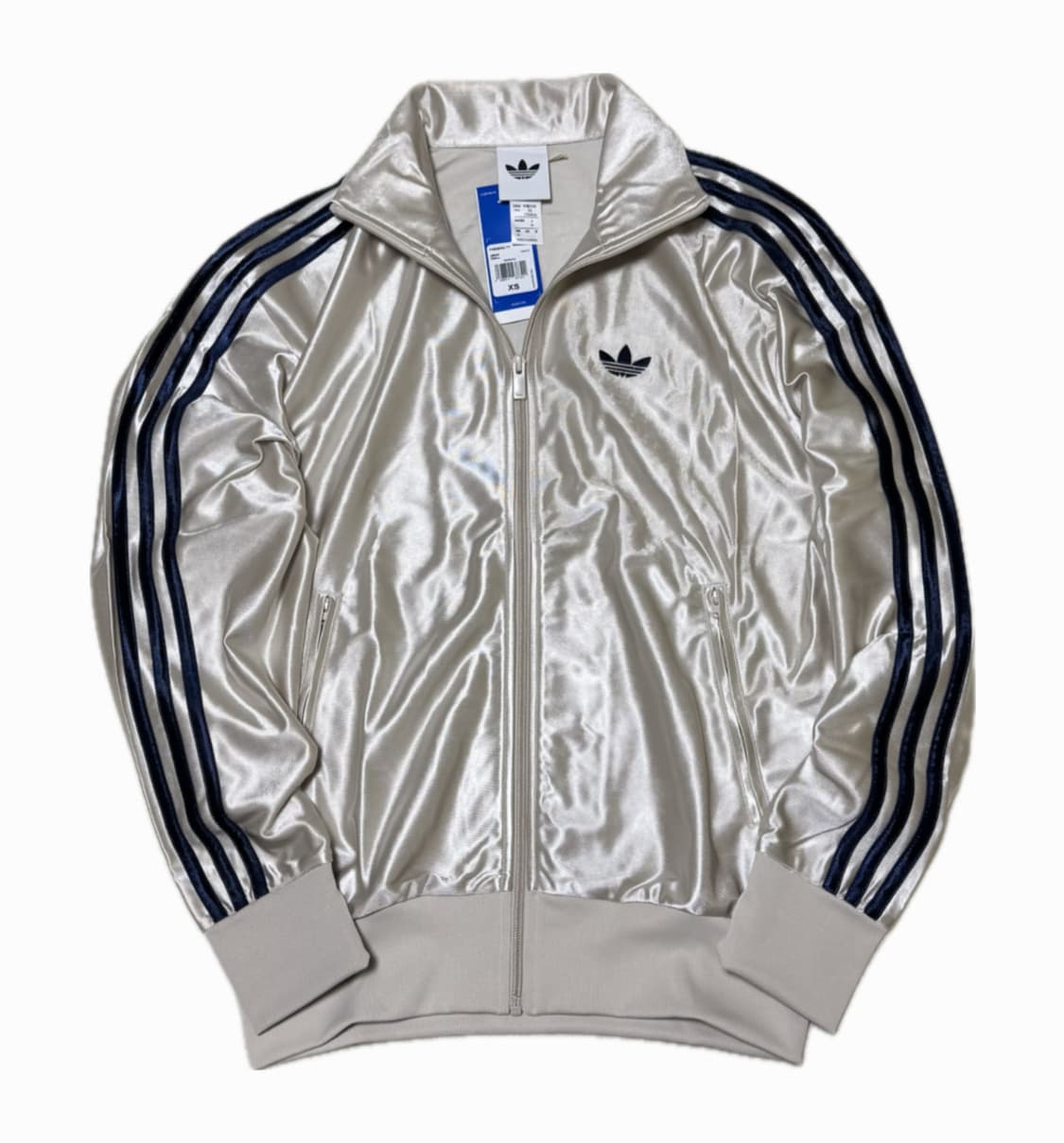 아디다스 화이트 블루 유광 져지  상품이미지1