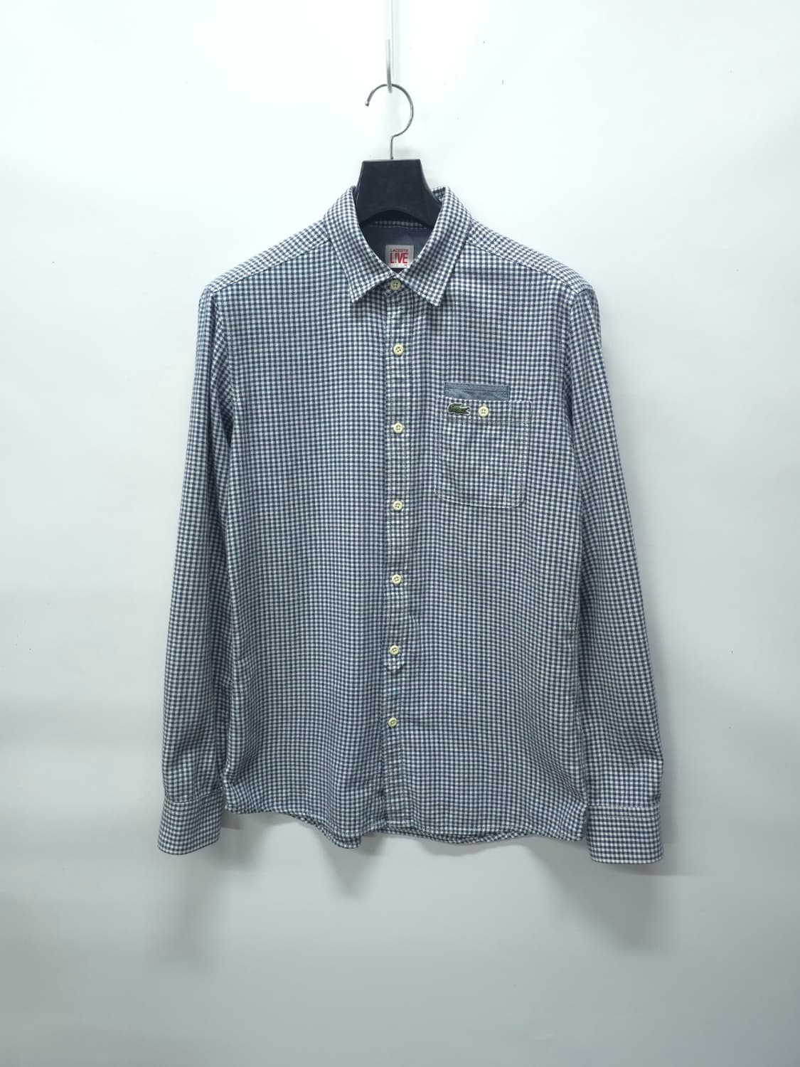 라코스테 여성 라이브 체크 긴팔 봄가을 셔츠(66~66반) 상품이미지1