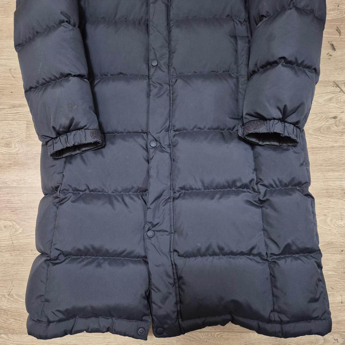 푸마 남성 덕다운 오리지널 로고 후드 롱패딩 점퍼 M(95) 상품이미지3