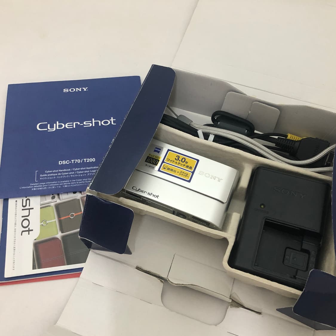 (미품, 박스셋) 소니 사이버샷 DSC-T70 빈티지 디카 카메라 상품이미지9