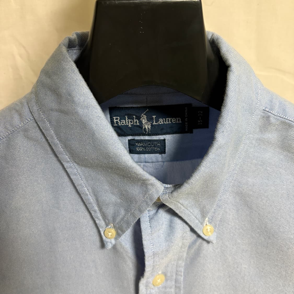 폴로 랄프로렌 야머스핏 옥스포드 셔츠 / 소라, L 상품이미지4