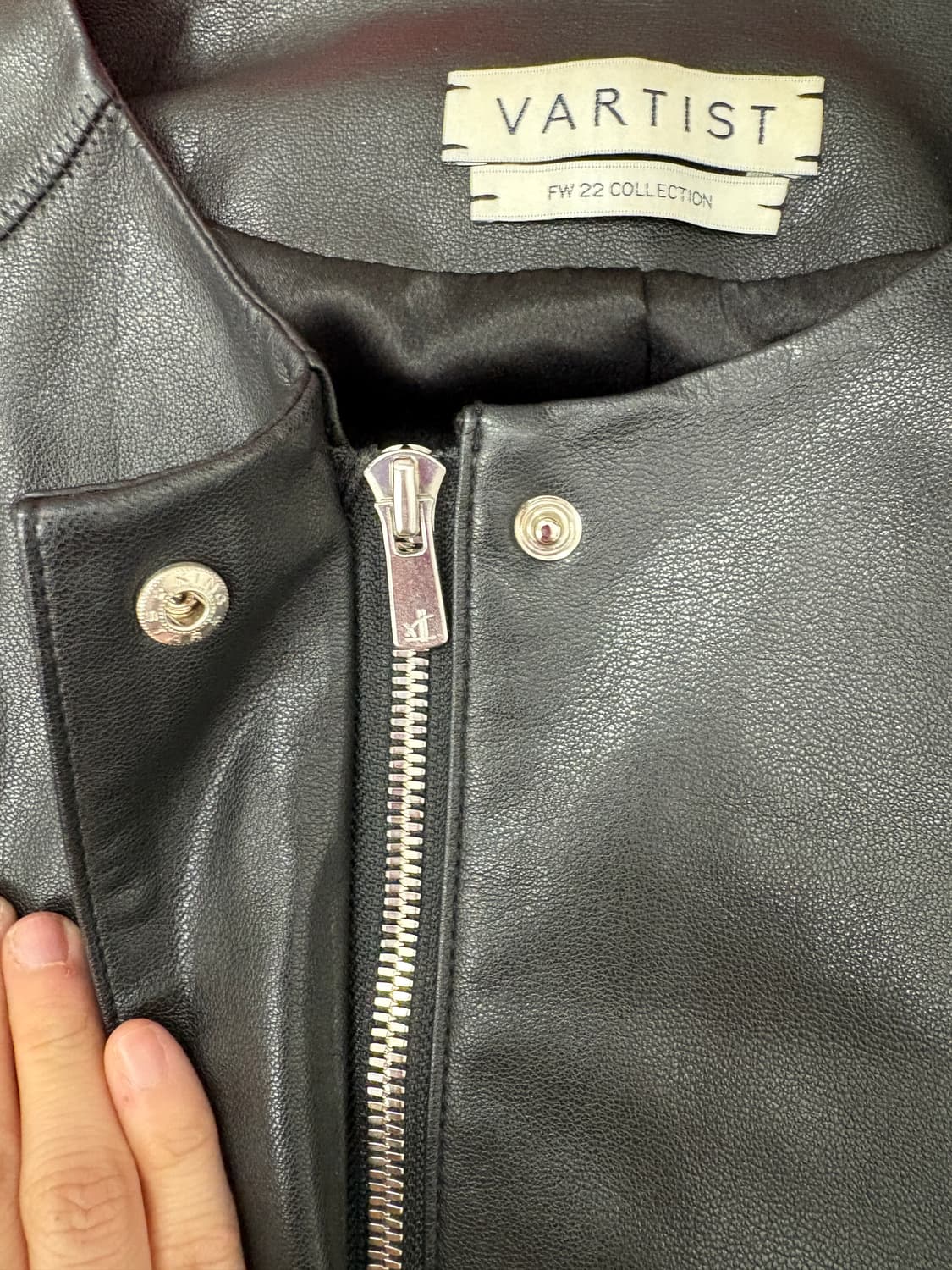 vartist 바티스트 가죽자켓 상품이미지3