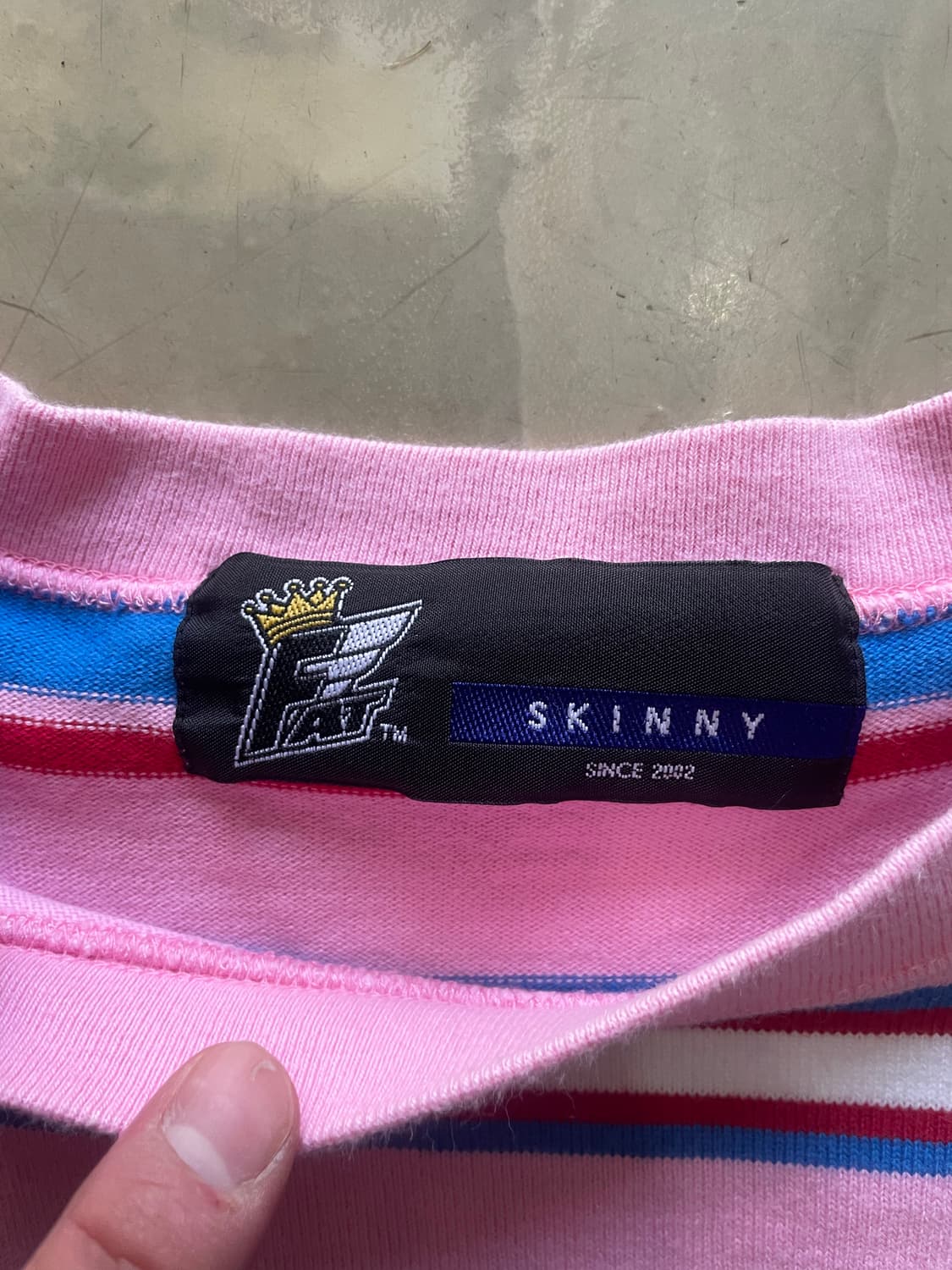 FAT  Tokyo 스트라이프 티셔츠 체감 M 상품이미지4