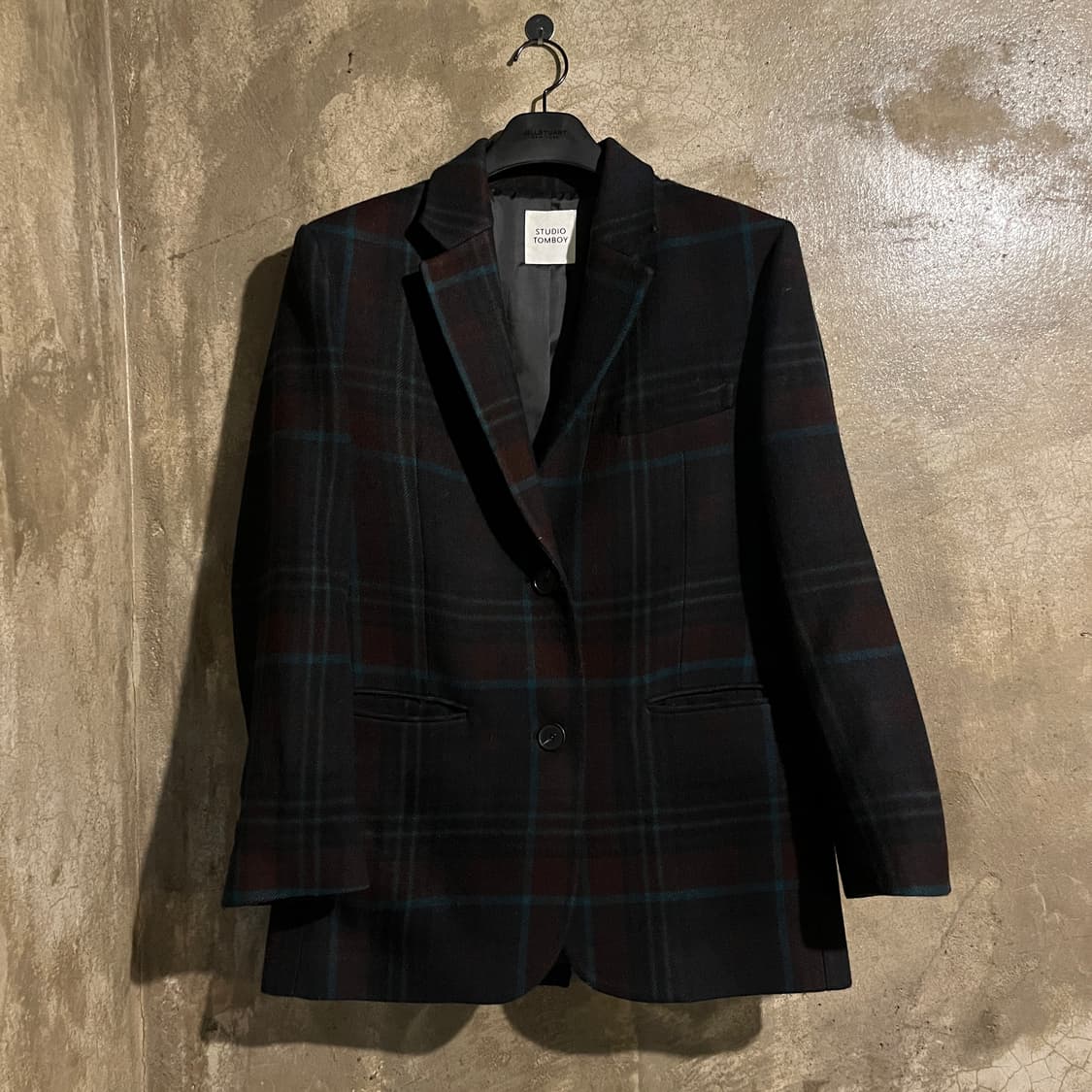 스튜디오톰보이 체크 블레이저 자켓 상품이미지5
