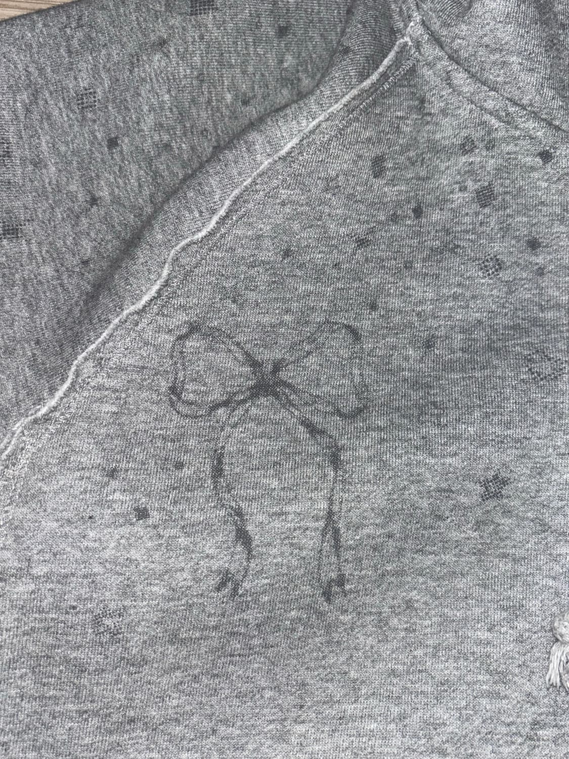 coyseio 코이세이오 트윙클 후드집업 멜란지 그레이 상품이미지3