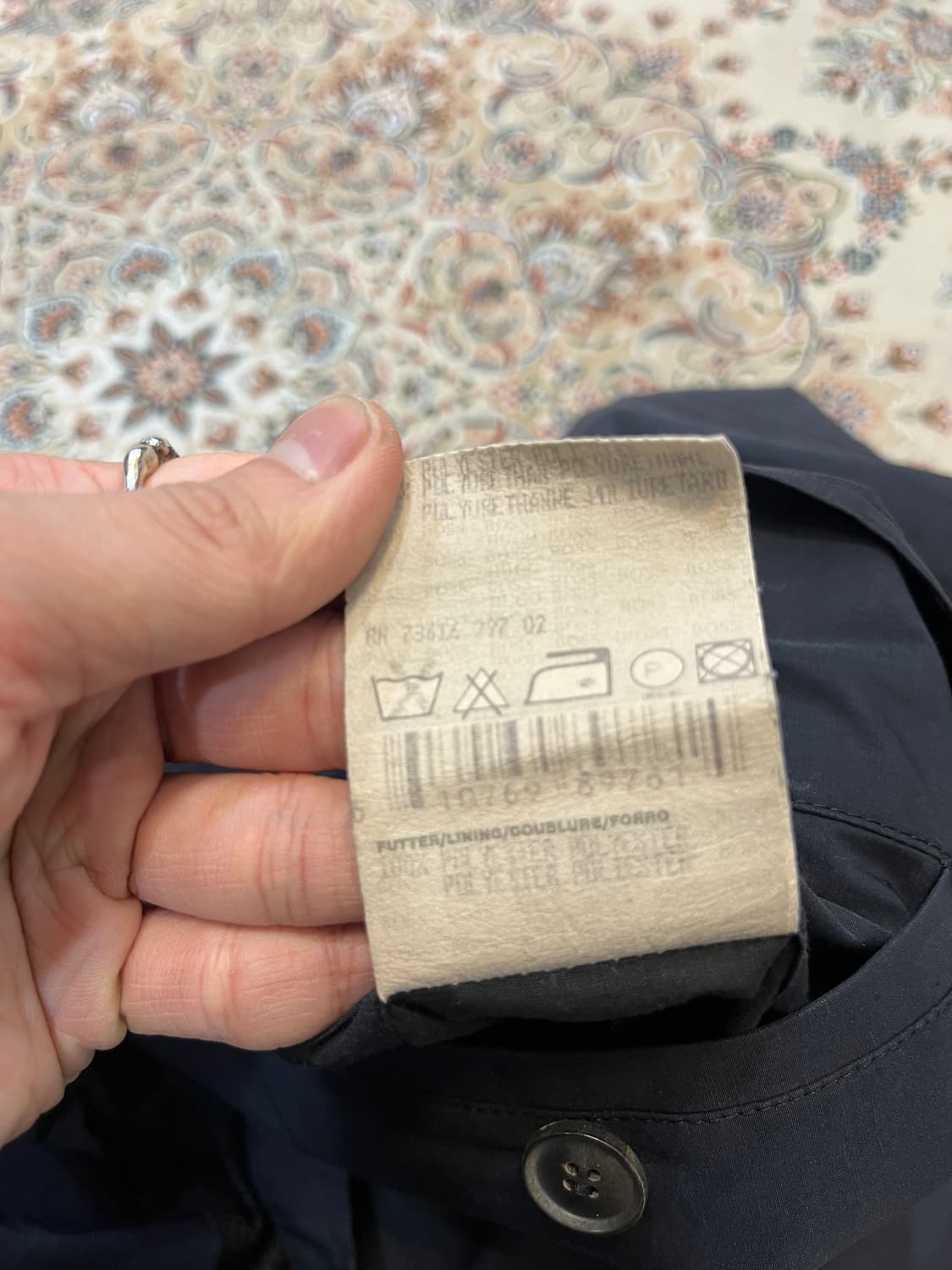 휴고보스 싱글 트렌치 코트 상품이미지8