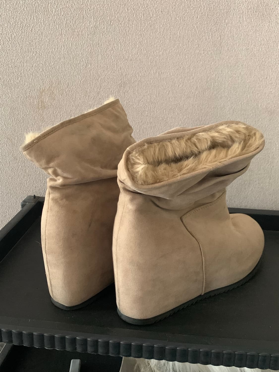 빈티지 스웨이드 웨지힐 240 상품이미지3