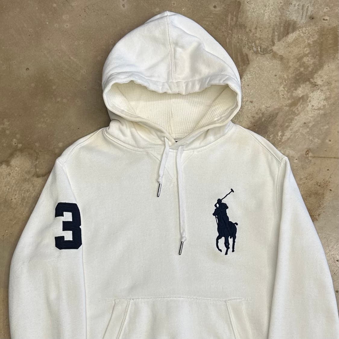 S 폴로랄프로렌 빅포니 화이트 후드티 상품이미지1
