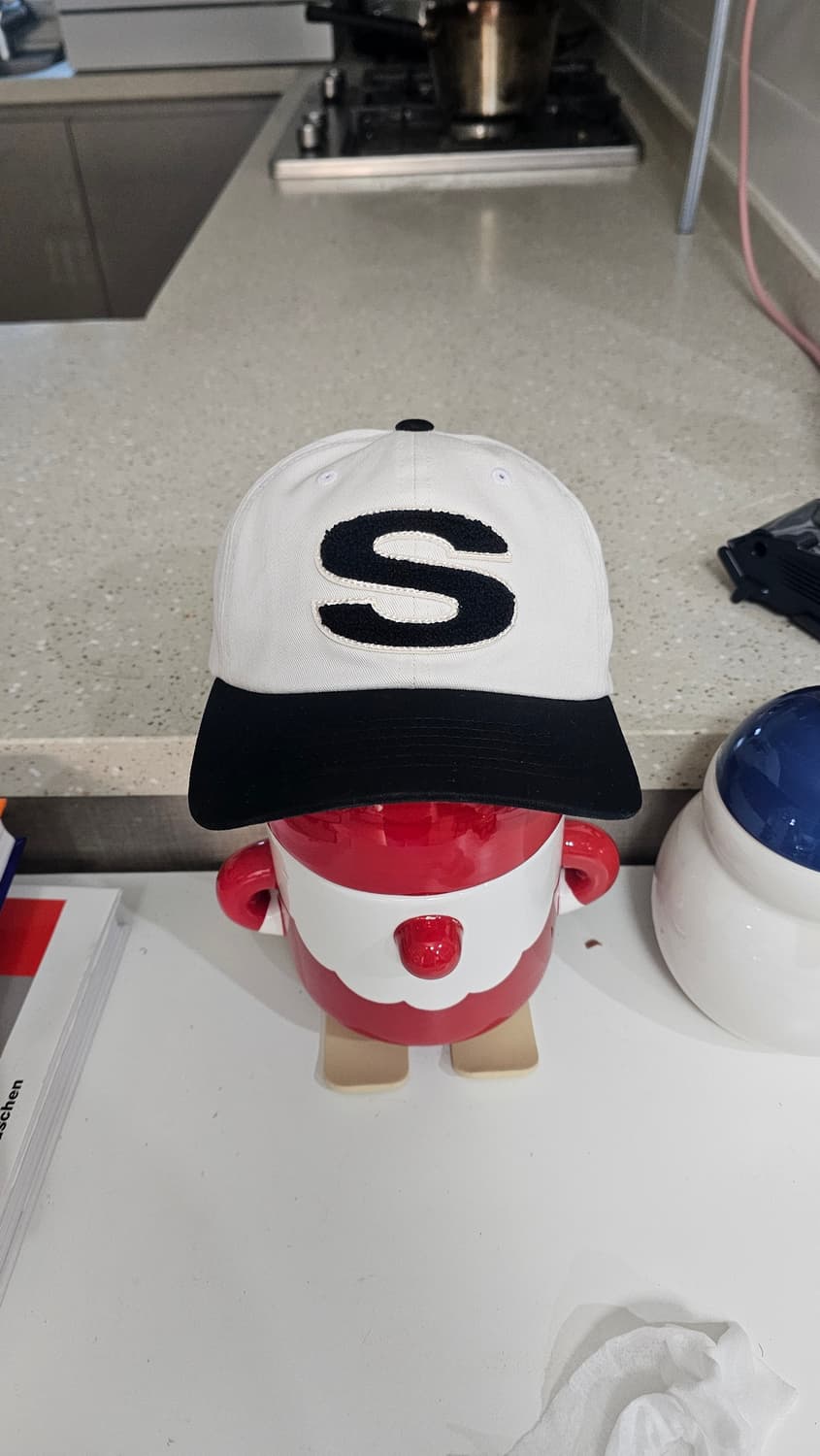 스투시 셔닐 S 로우 프로 볼캡 모자 내츄럴 상품이미지1