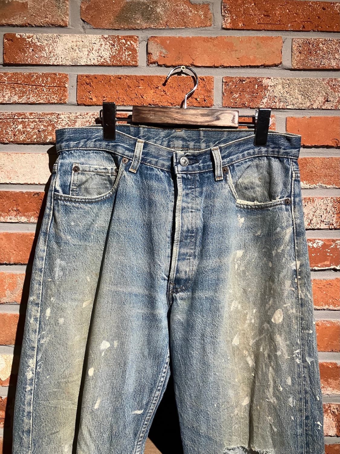 80s USA 빈티지 리바이스 501 데님 팬츠 상품이미지3