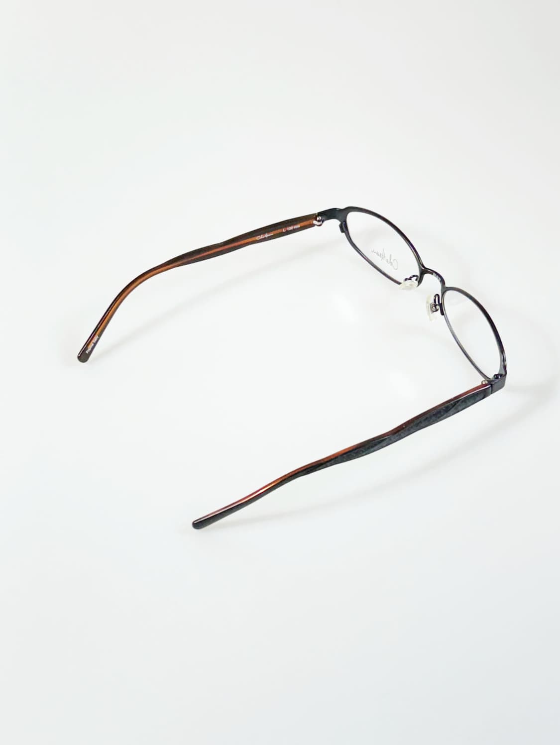 Cole Haan 블랙 슬림 오벌 프레임 빈티지 안경 상품이미지4