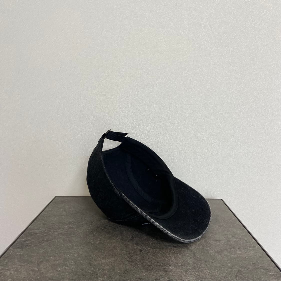 슈프림 워시드 데님 블랙 박스로고 캠프캡 모자 상품이미지7