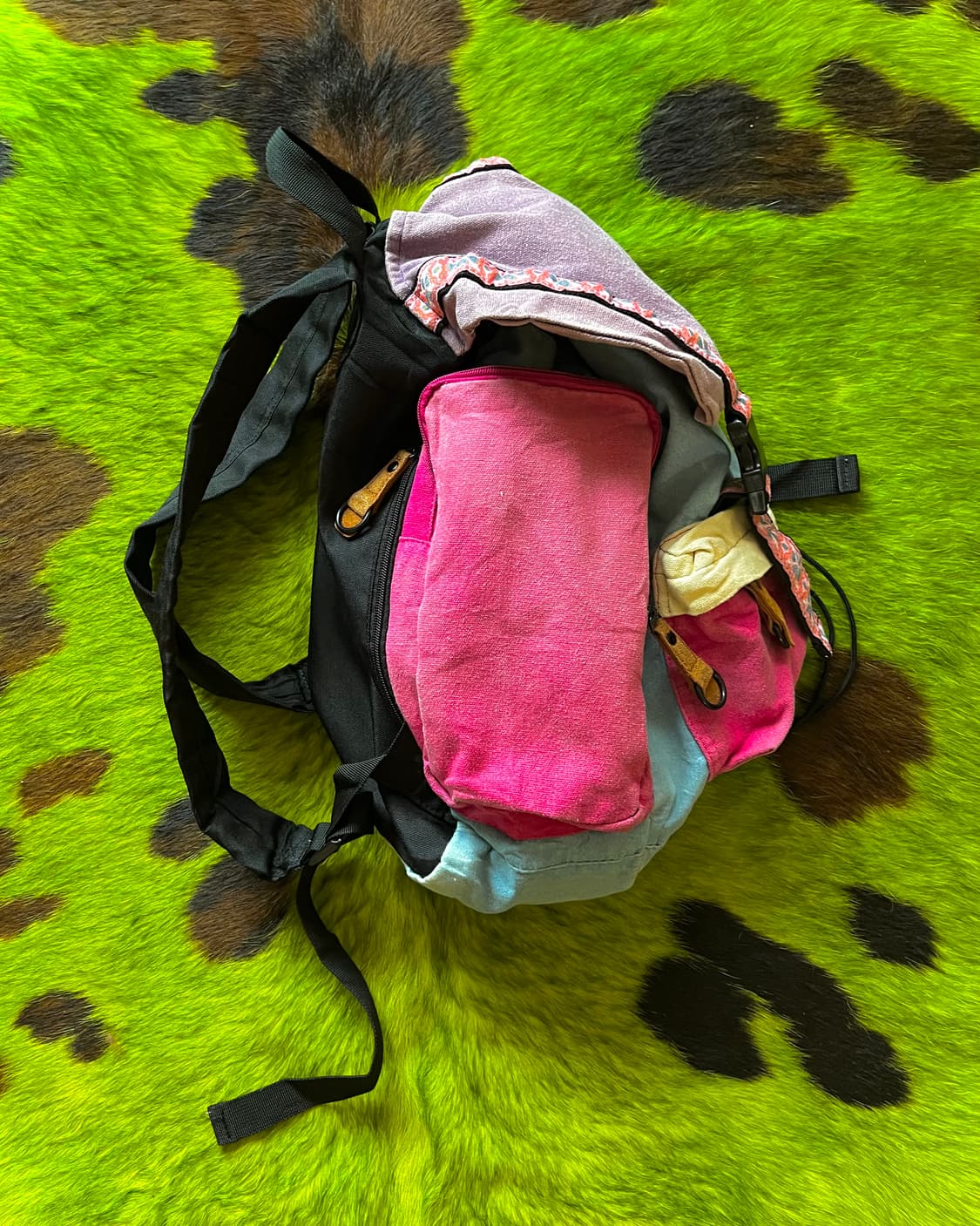 1990s TITICACA Japan Old Ethnic Backpack 상품이미지6