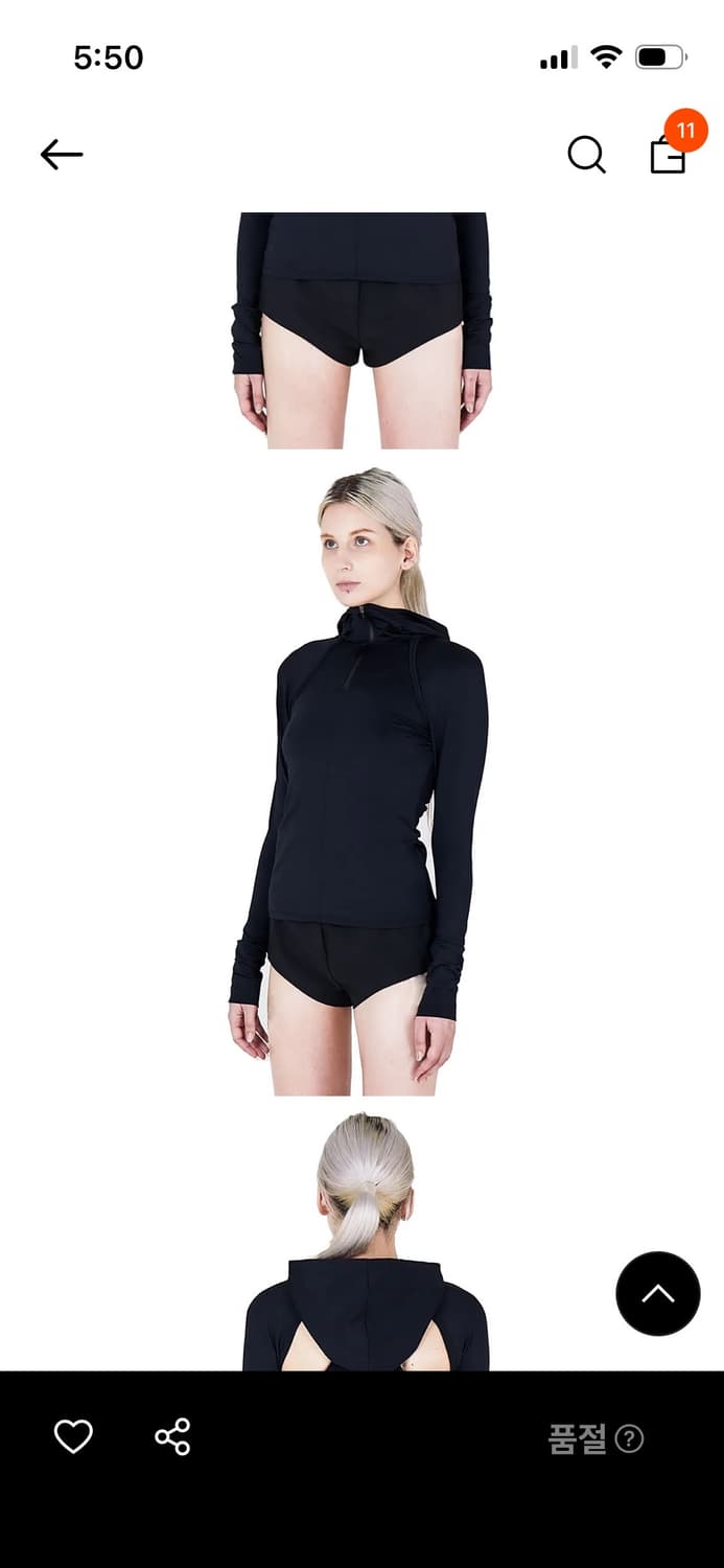 *판매중단예정* 동령 Donglyung HOODED JERSEY TOP 상품이미지2