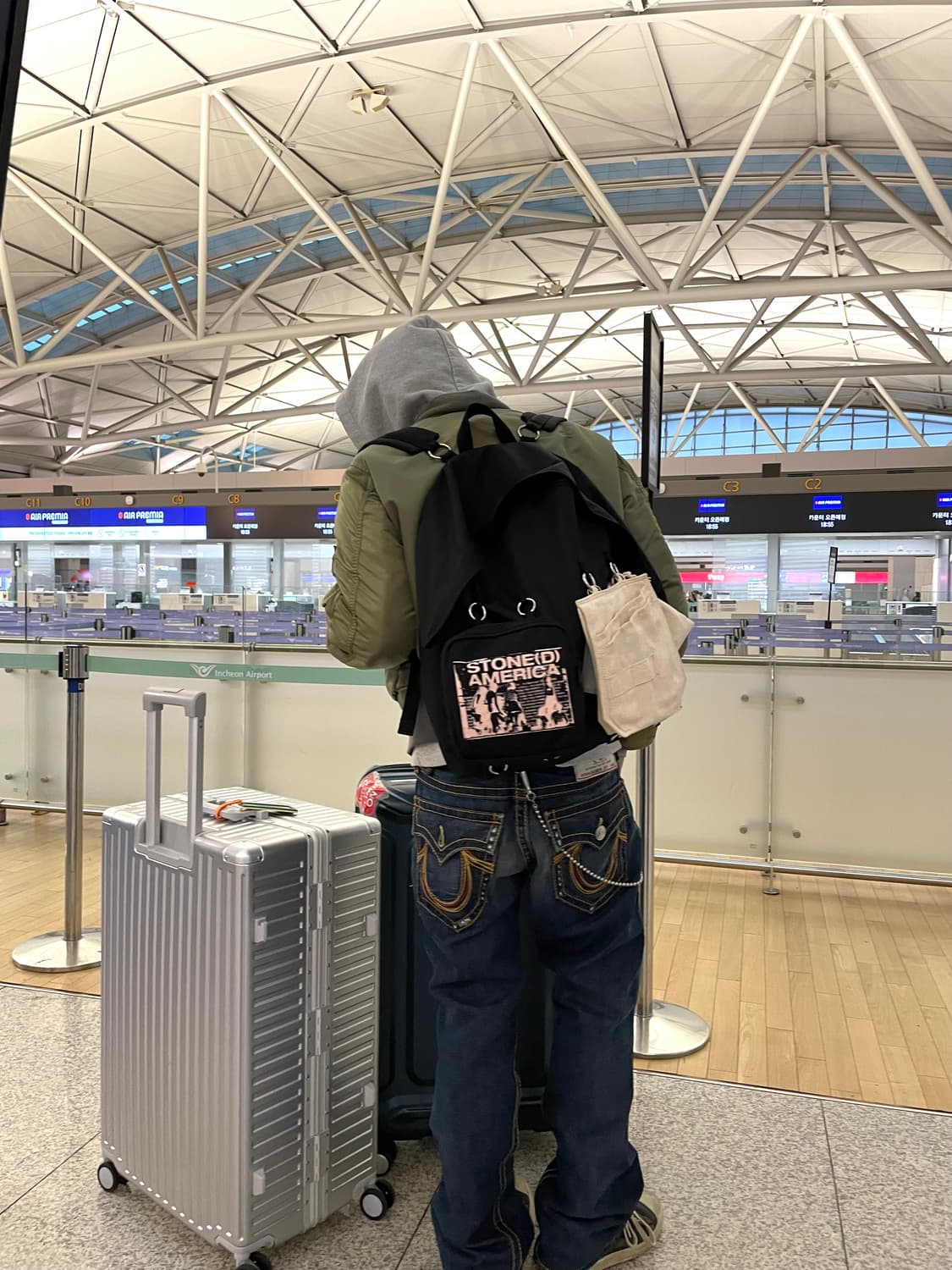 빈티지 챔피온 후드집업 러셀 M 상품이미지5