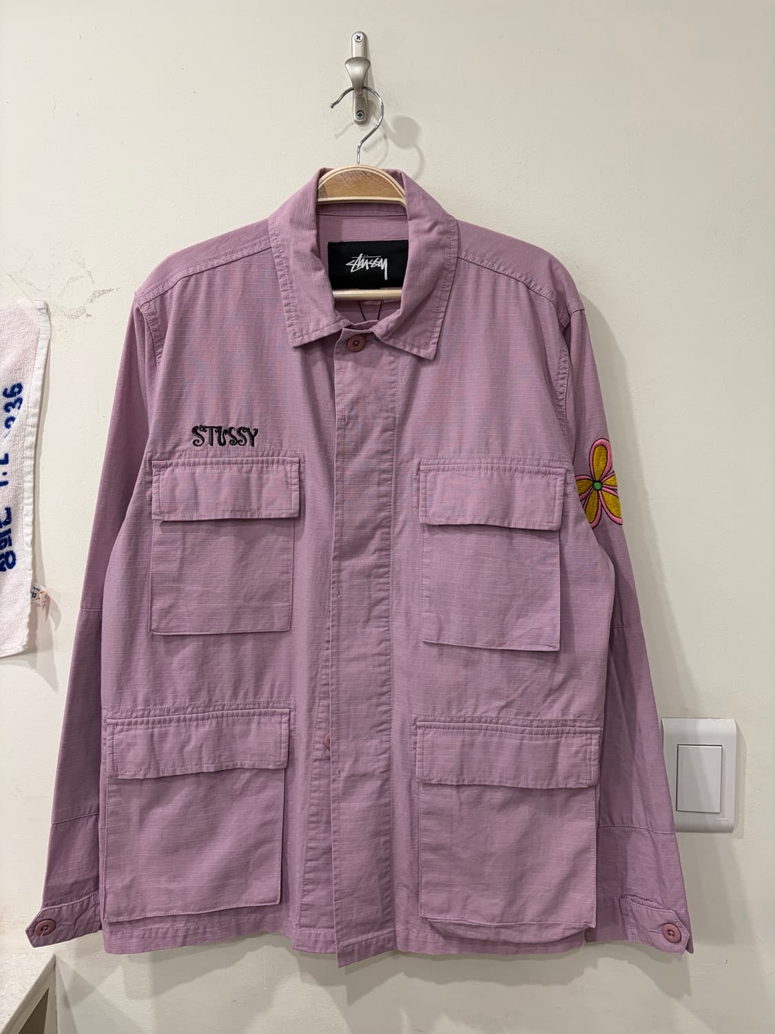 170. 스투시 빈티지 라벤더 셔츠 자켓 상품이미지1