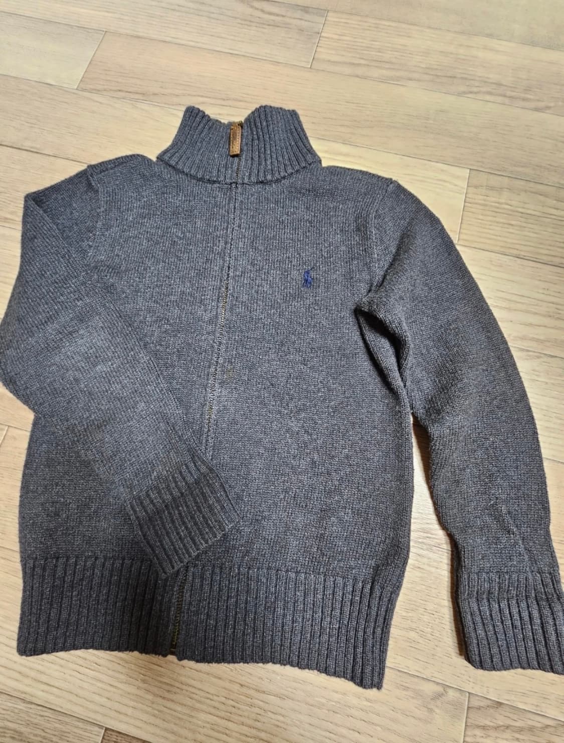 폴로 랄프로렌 니트집업 그레이 상품이미지3